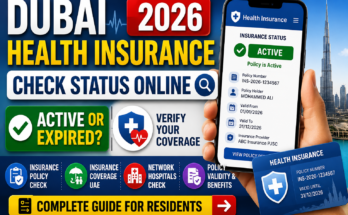 Health insurance status in Dubai